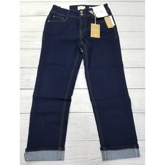 Angeles Forever Young Curvy Skinny Capri Jeans Womens Size 6 - Picture 1 of 4